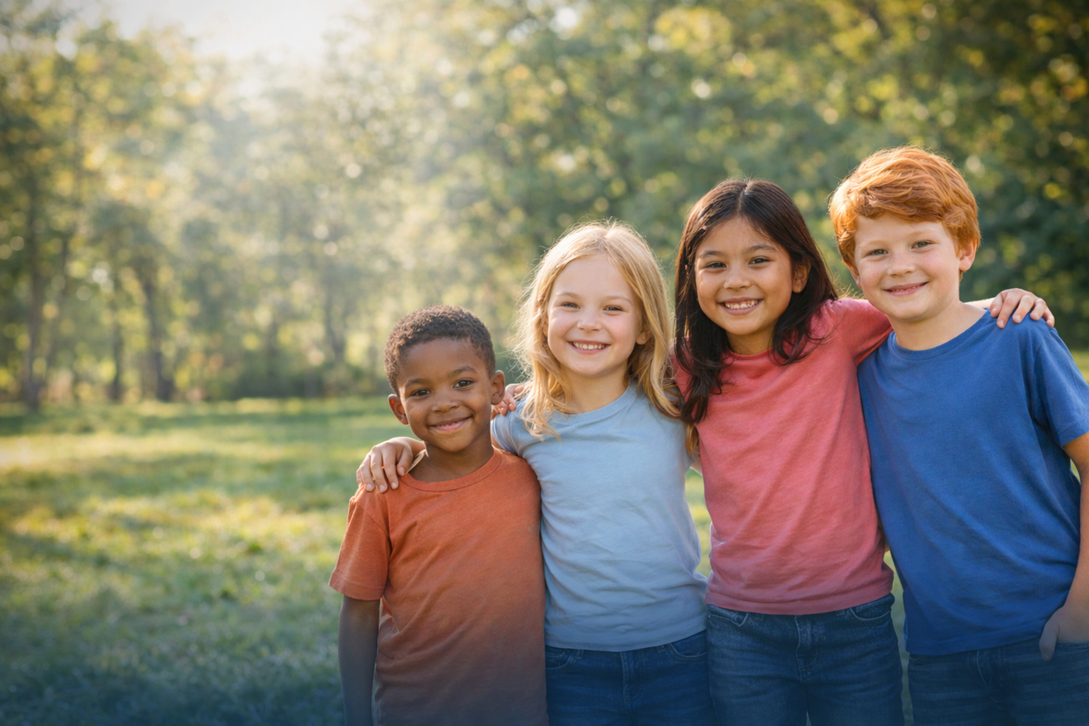 Children in a supportive environment